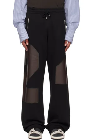DRIES VAN NOTEN Pantalon de survêtement décontracté noir