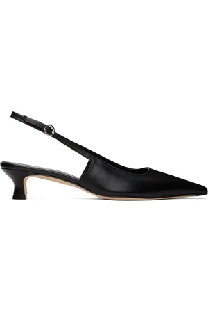 Aeyde Chaussures à petit talon Catrina noires à bride arrière