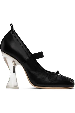 Simone Rocha Ballerines à talon sablier noires