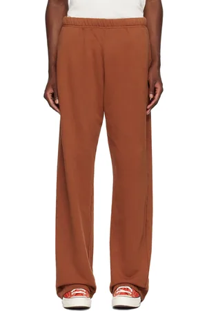 Les Tien Pantalon de survêtement Puddle orange en molleton épais