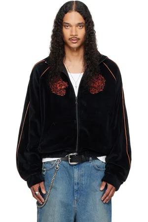 LU’U DAN Blouson de survêtement Supa Sleaze noir