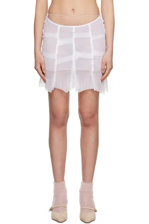 nastyamasha Minijupe blanche exclusive à SSENSE