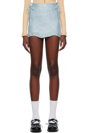 Nodress Minijupe bleue exclusive à SSENSE