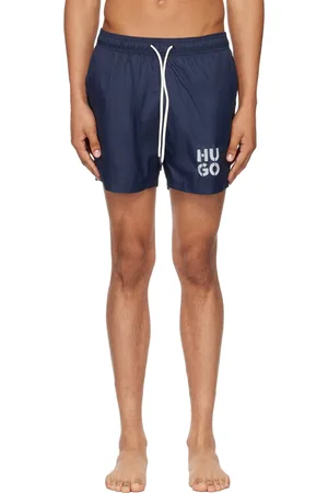 HUGO BOSS Maillot de bain bleu marine à cordon coulissant