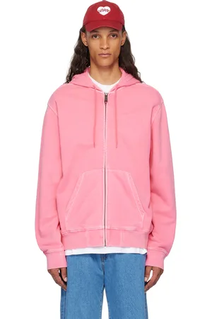 Carhartt Pull à capuche rose à logo Script
