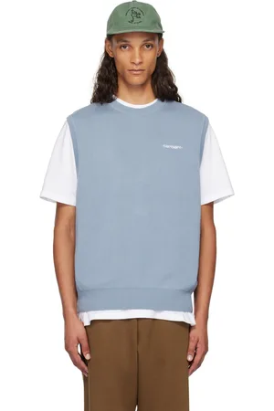 Carhartt Gilet bleu à logo Script