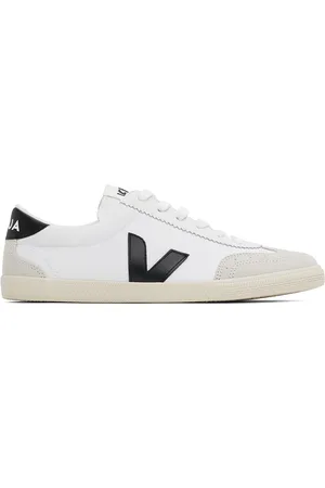 Veja Baskets Volley blanc et noir en canevas
