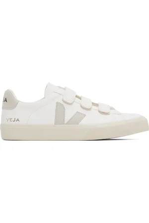 Veja Baskets Recife blanc et gris en cuir