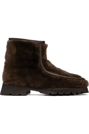 Hereu Bottines Armenta brunes à glissière