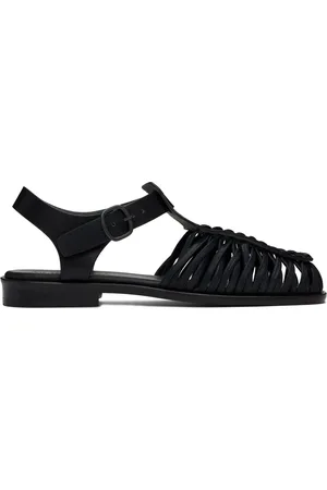 Hereu Sandales Alaro noires à bride en T