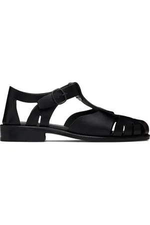 Hereu Sandales style pêcheur Pesca noires