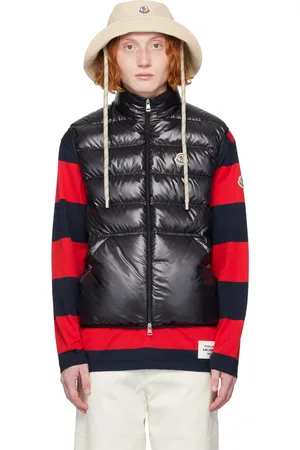 Moncler Veste Aube noire rembourrée en duvet