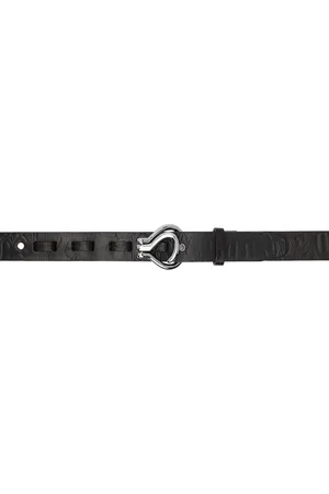 ENGINEERED GARMENTS Ceinture noire à fermoir à crochet