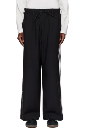 Y-3 Pantalon Sport Uniform noir à garnitures à trois rayures