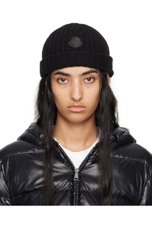 Moncler Bonnet noir en laine