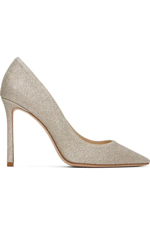 Jimmy Choo Chaussures à talon aiguille Romy 100 argentées