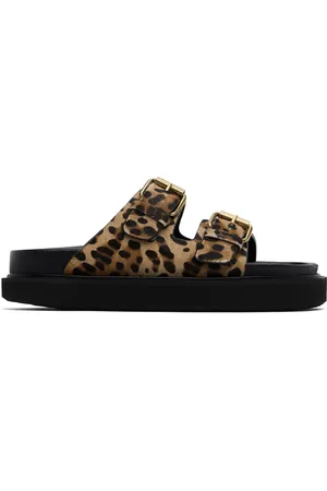 Isabel Marant Sandales Lennya beige et brun