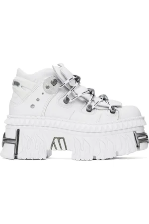 Vetements Baskets blanches à plateforme édition New Rock
