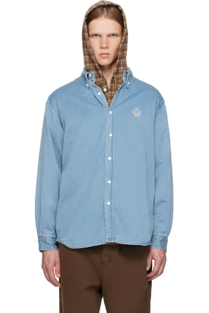 DUNST Chemise boyfriend bleue en denim