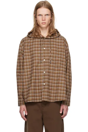 DUNST Chemise beige à capuche