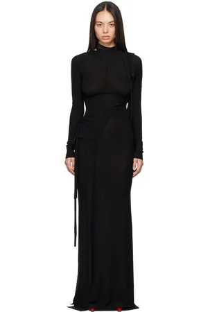 OTTOLINGER Robe longue déconstruite noire