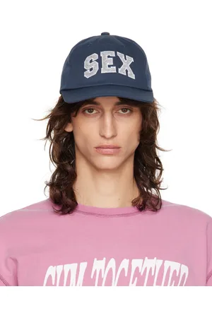 CARNE BOLLENTE Casquette Sex Wins bleue