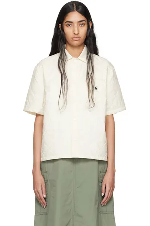 Carhartt Chemise Laurens blanc cassé