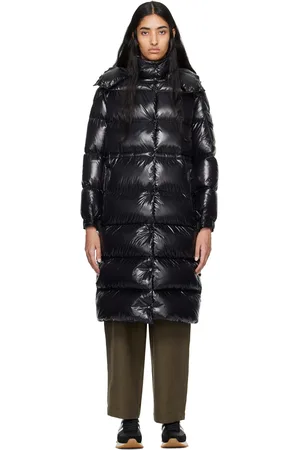Moncler Manteau Cavettaz noir rembourré en duvet