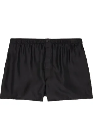 Ermenegildo Zegna Boxer noir en soie