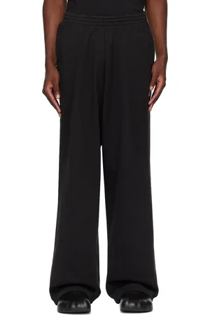 Balenciaga Pantalon de survêtement noir à logo Activewear