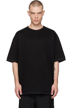 JUUN.J T-shirt étagé noir