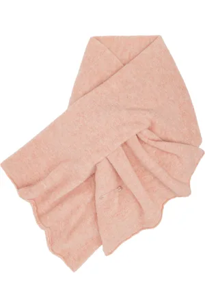 DRIES VAN NOTEN Écharpe rose en tricot