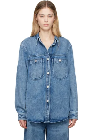 Isabel Marant Chemise Talbot bleue en denim