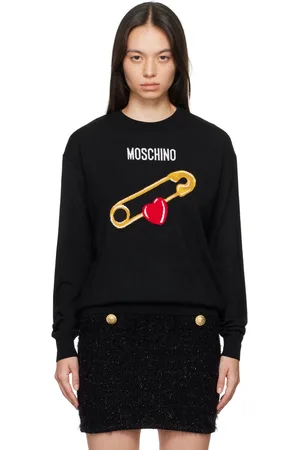 Moschino Pull noir à image d