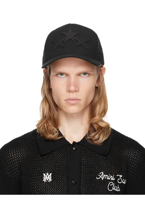 AMIRI Casquette de camionneur noire à appliqués d