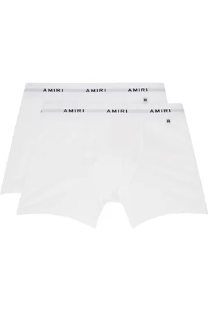 AMIRI Ensemble de deux boxers blancs à logos