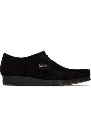 Clarks Derbys Wallabee noirs