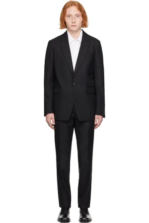 DRIES VAN NOTEN Complet noir à simple boutonnage