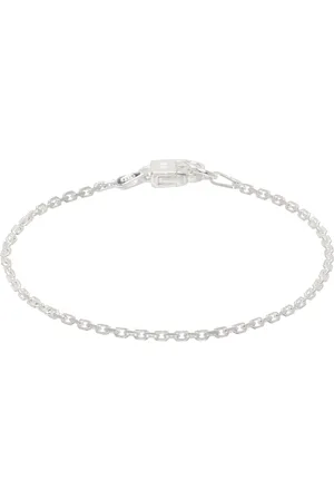 Hatton Labs Bracelet-chainette à petits maillons marins argenté
