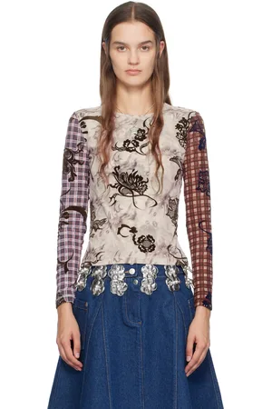 Chopova Lowena T-shirt à manches longues Elaine multicolore