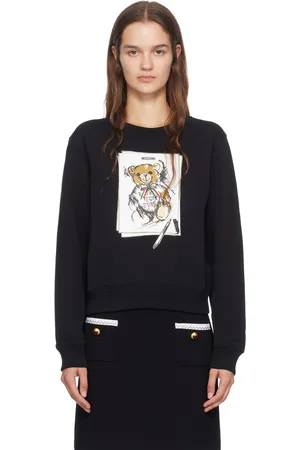 Moschino Pull molletonné noir à ourson