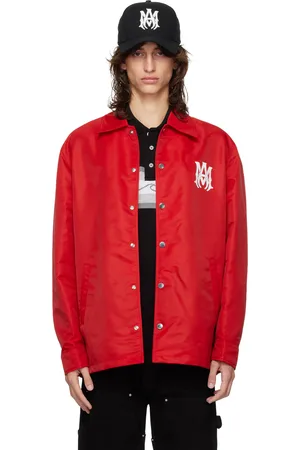 AMIRI Blouson rouge à monogramme - Core