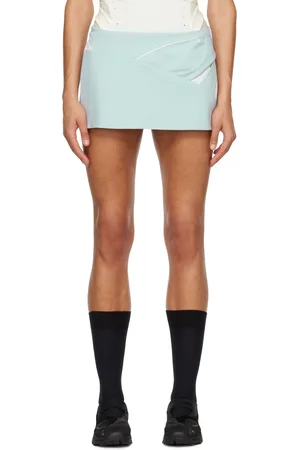 Hyein Seo Minijupe bleue exclusive à SSENSE