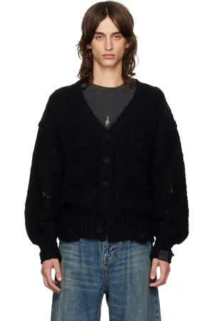 Stolen Girlfriends Club Cardigan noir à effet usé