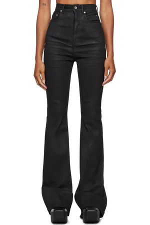 Rick Owens Jean semi-évasé Bolan noir - Porterville