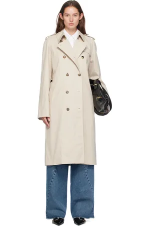 Givenchy Trench beige à ferrures Voyou