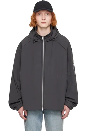 JUUN.J Blouson gris à col droit