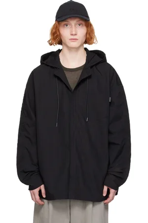 JUUN.J Blouson noir en coton et nylon