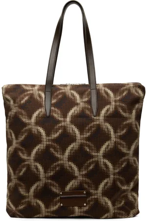 DRIES VAN NOTEN Cabas brun en coton