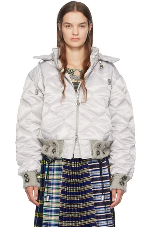 Chopova Lowena Blouson matelassé Lovey argenté